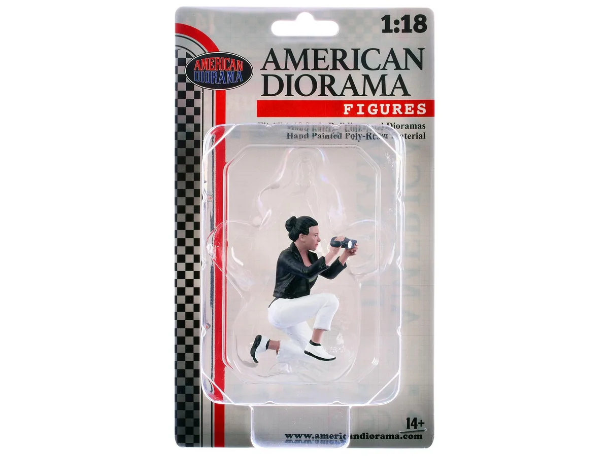 American Diorama American Diorama "Photographers" Figure #5 1/18 Scale Hobby Collectible — product photo