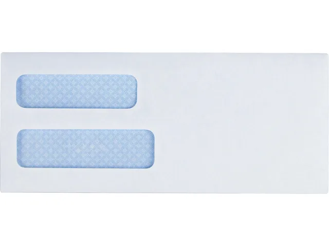 Business Source Business Source 42204 Double Window Envelopes No. 10 24 lb 500/Box — product photo