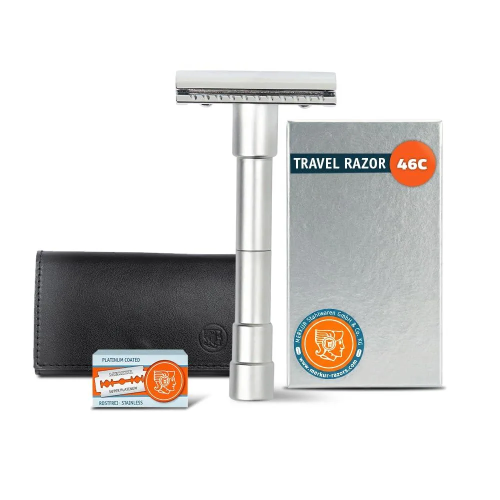 TAURKENAM TAURKENAM Double Edge Travel Razor with Blades, trimmers for men — product photo