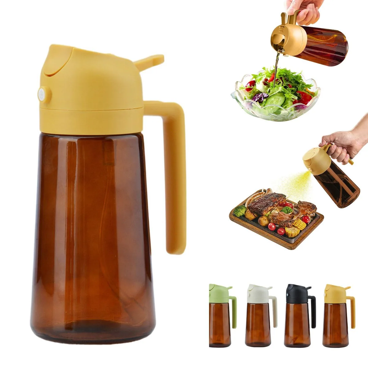  16 Oz Oil Dispenser Sprayer 470 Ml Applicator — product photo