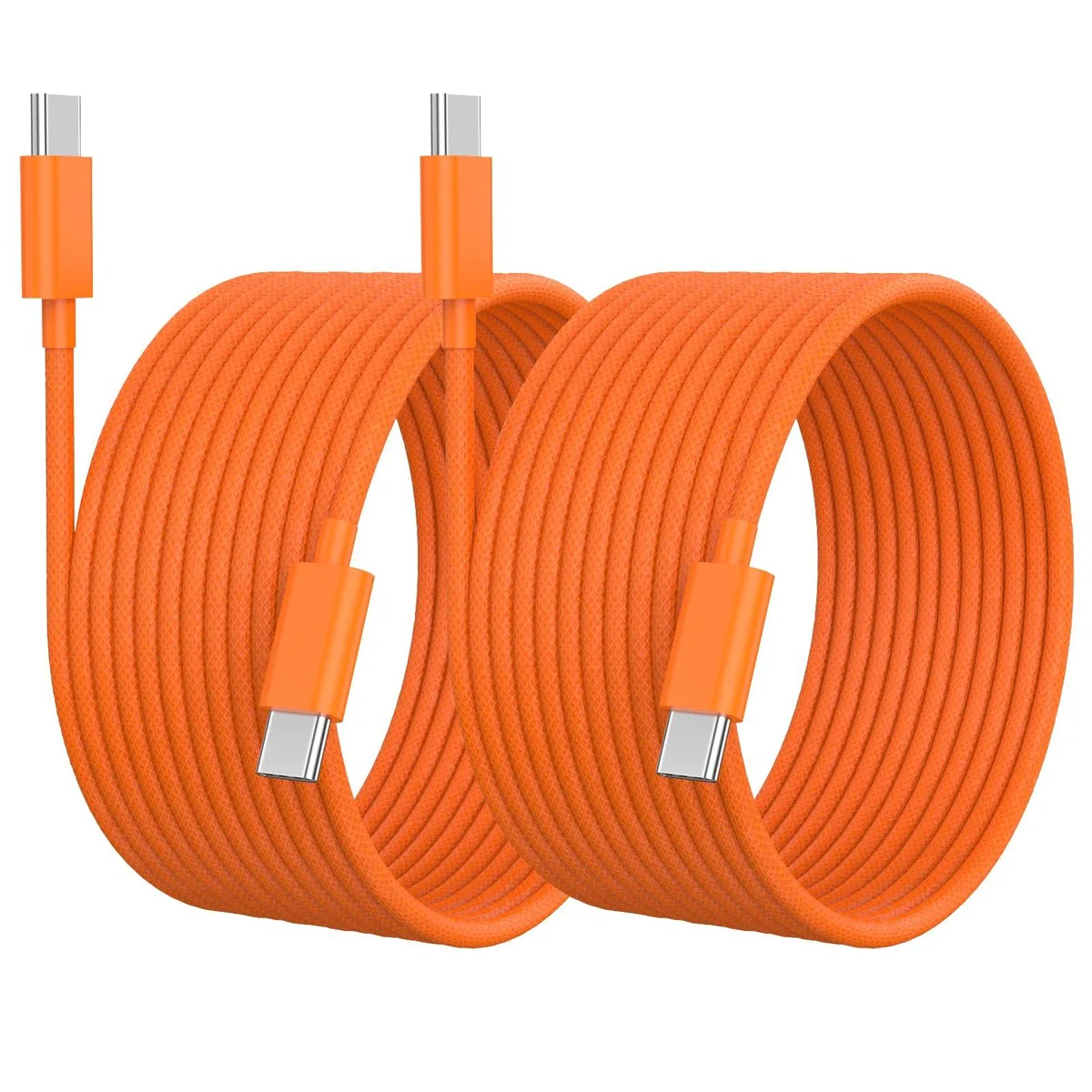  wamaxlink USB C to USB C Cable 6ft Orange 60W MFi Certified — product photo