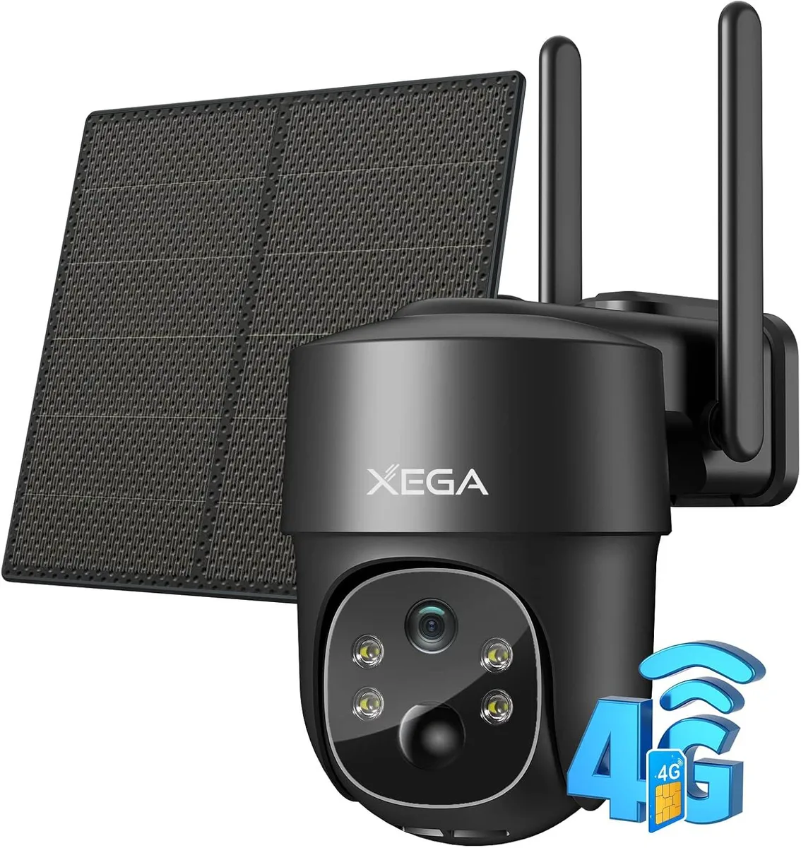 TAURKENAM TAURKENAM 4G LTE Solar Network Camera 2K PTZ 9000mAh 355° IP66 — product photo