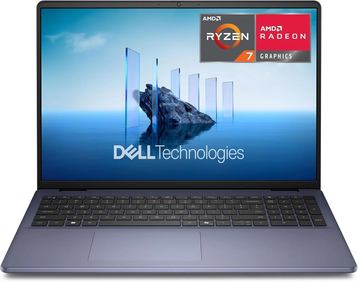 DELL DELL 16 DC16256 laptop Midnight Blue Ryzen 7 250 16GB 1TB — product photo