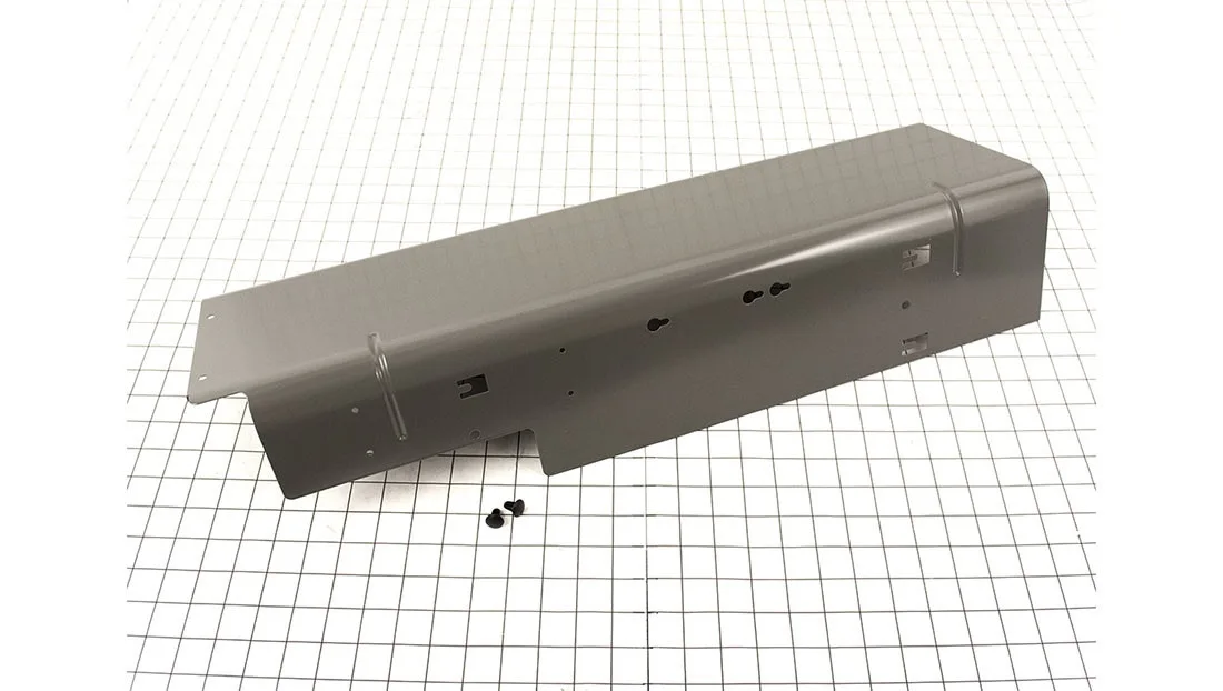 weber Weber 66225 tank panel enclosure front Gen C1 plat LP 17 BB appliance part — product photo