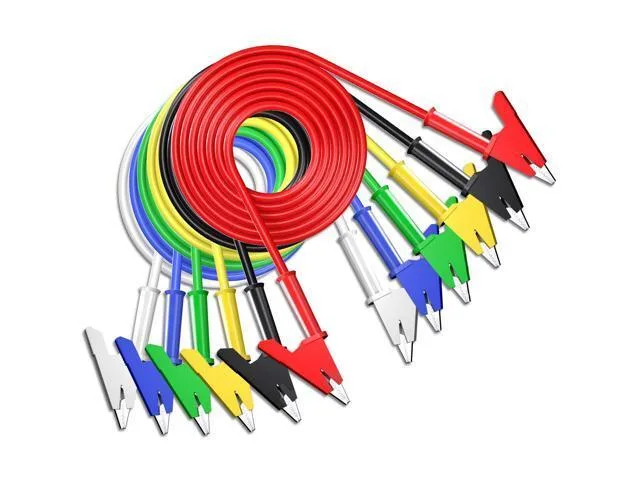 ORVIX ORVIX Alligator Clips 6 Colours 3.3ft 1000V 15A — product photo