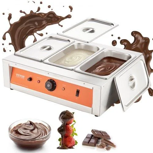 VEVOR VEVOR Chocolate Tempering Machine 3-Tank 26.5 Lbs 1500W — product photo