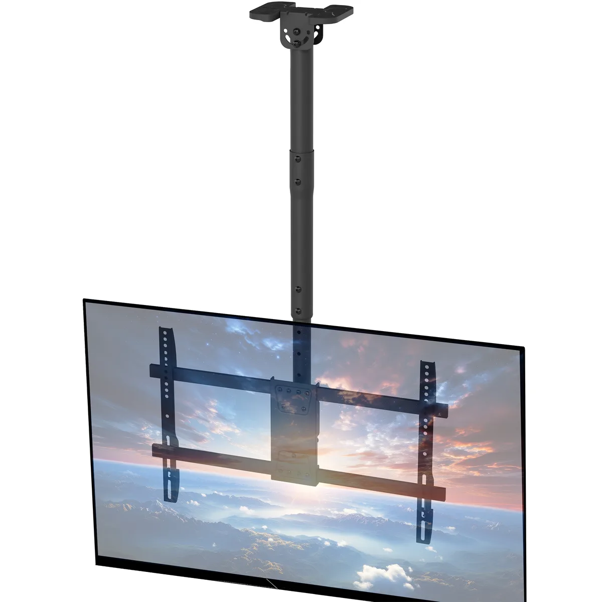 VIVO VIVO Extending Ceiling TV Mount 43-86in 3ft Pole — product photo