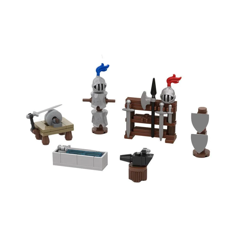 ZITIANYOUBUILD ZITIANYOUBUILD MOC-117559 6-in-1 Blacksmith Castle 90 Pieces — product photo