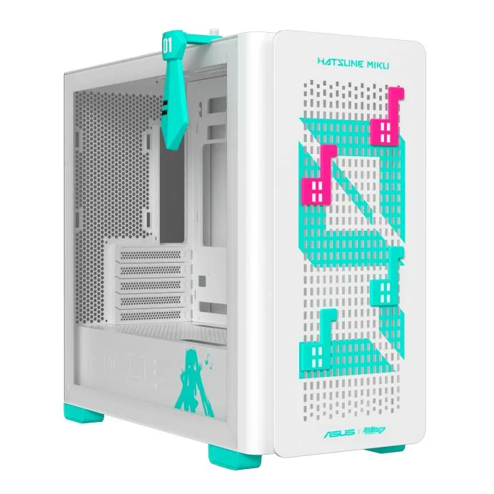 ASUS ASUS TX Gaming A23 Hatsune Miku Edition Micro ATX PC Case — product photo