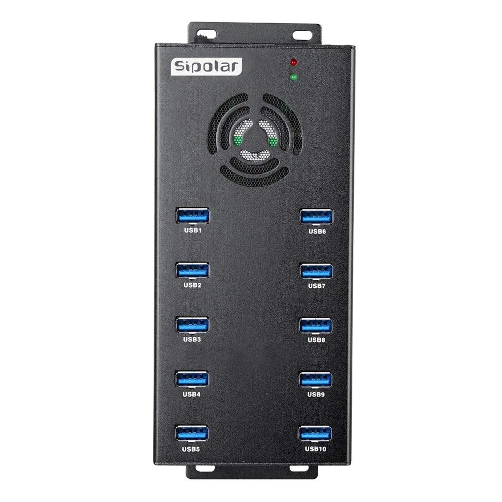 V2 Technologies V2 Technologies 10-Port USB 3.0 Hub with 12V 10A Adapter — product photo