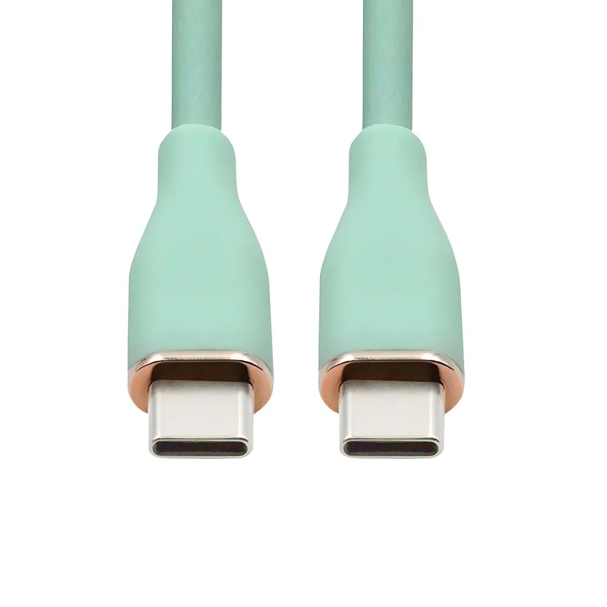 Fervit Fervit USB 2.0 Type-C Male to Male Cable 480Mbps 65W Green 1M — product photo