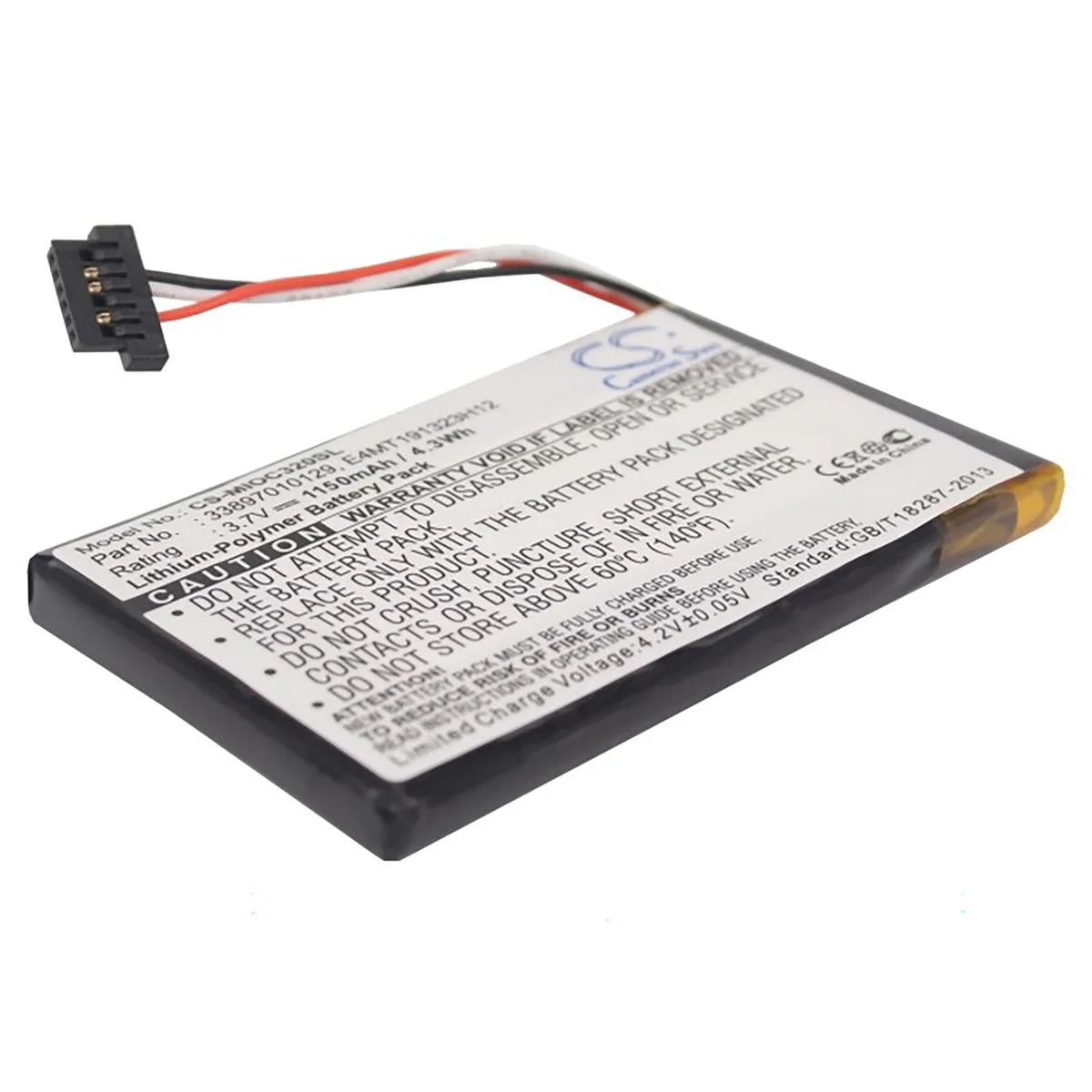 Cameron &amp; Co Cameron &amp; Co DS-CS-MIOC320SL GPS Accessory Li-Polymer 1.15 Ah Black — product photo