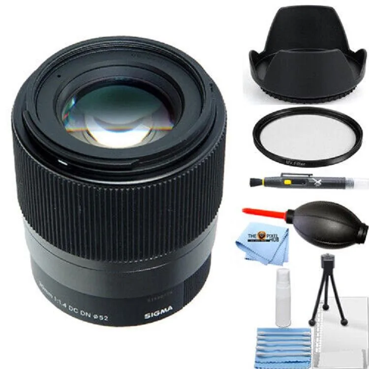SIGMA SIGMA 30mm f/1.4 DC DN Contemporary Sony E 52mm UV kit — product photo