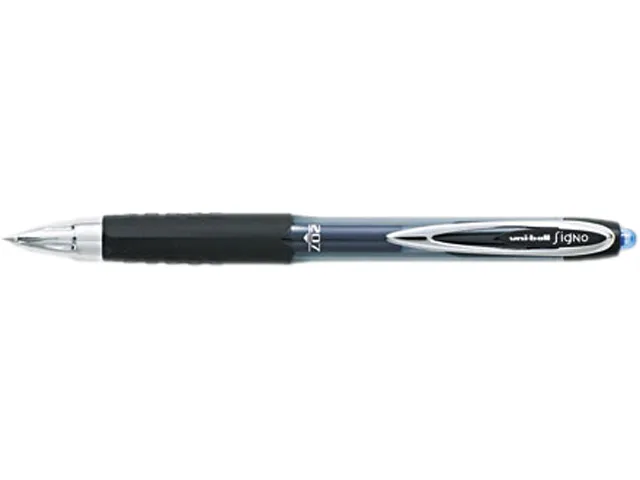 uni-ball uni-ball 33951(SAN) Signo 207 Retractable Gel Pen Blue Medium .7 mm Dozen — product photo