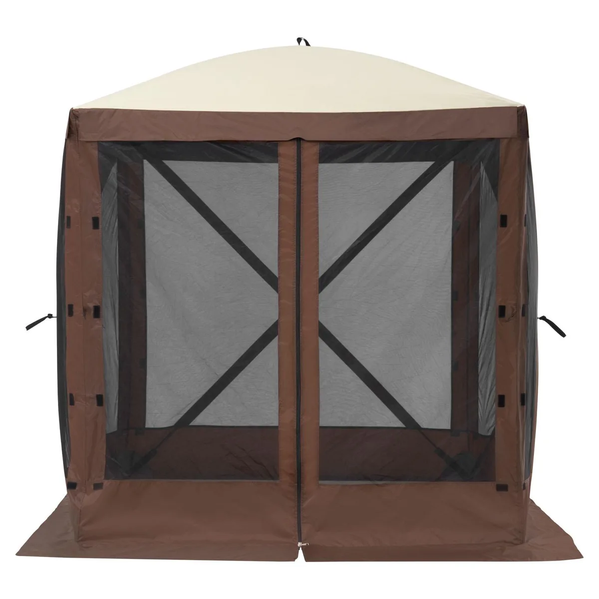 VEVOR VEVOR 6x6ft Pop-Up Screen Tent Brown 120916 — product photo