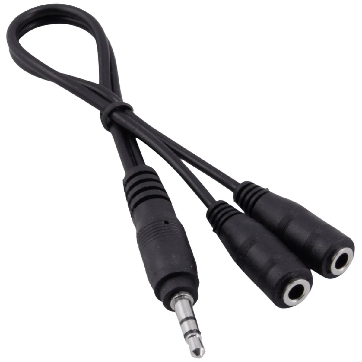 JacobsParts Inc. JacobsParts Inc. AUX-D 3.5mm Male to 2x Female Stereo Splitter Cord — product photo