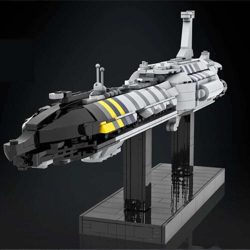 ZITIANYOUBUILD ZITIANYOUBUILD MOC-141874 Carrier / Destroyer Cruiser Ship 1139 Parts — product photo