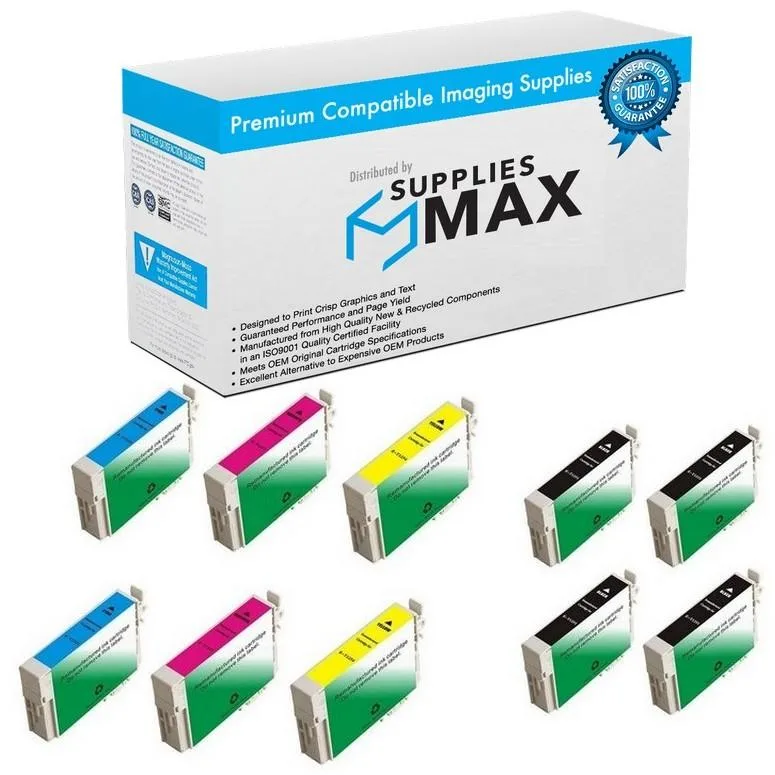 SuppliesMax SuppliesMax Remanufactured Inkjet Combo Pack 4BK 2C 2M 2Y T126120-4B2CS — product photo
