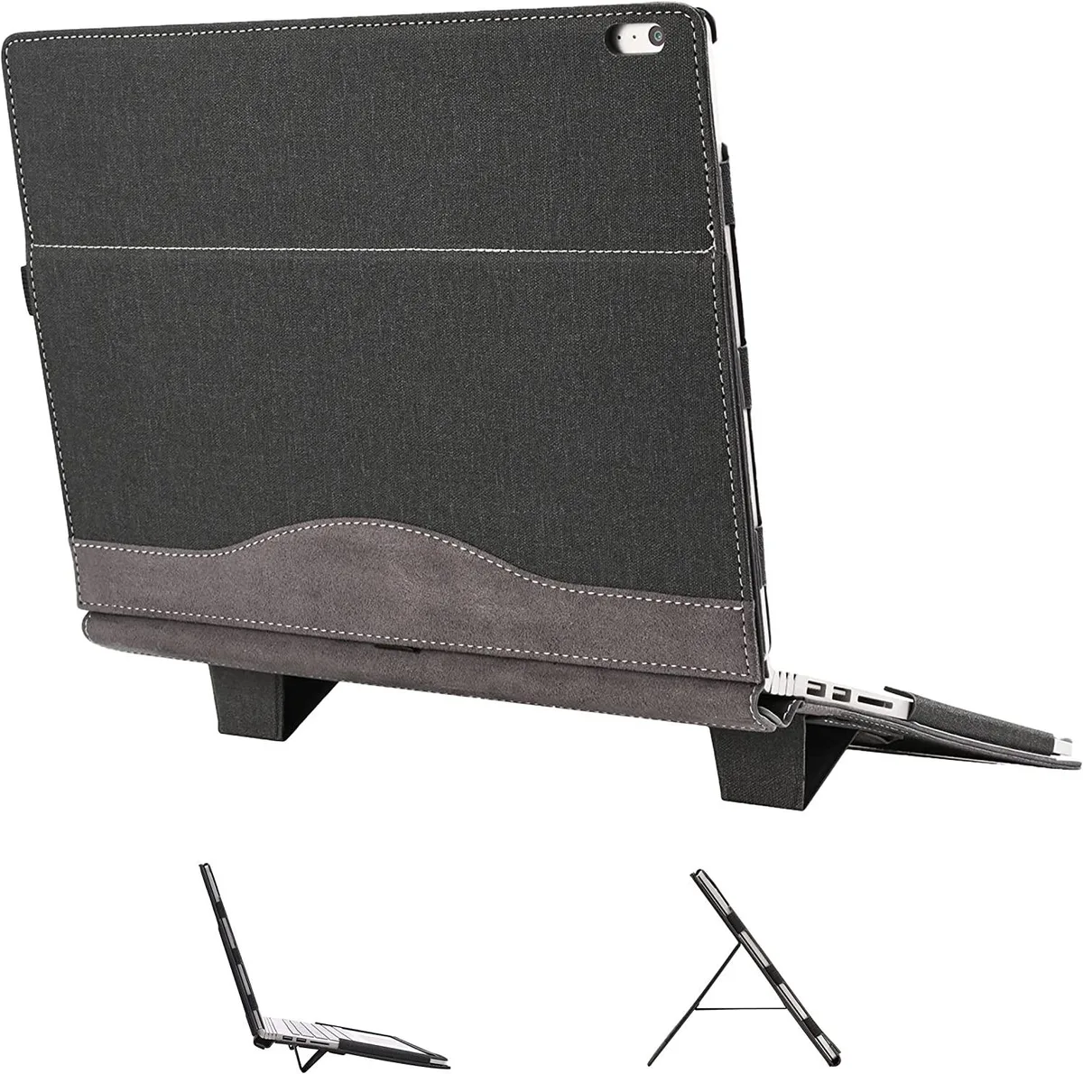 Werleo Werleo 15 inch Surface Book 3 / 2 PU Leather Detachable Folio Case with Kickstand and Pencil Holder — product photo