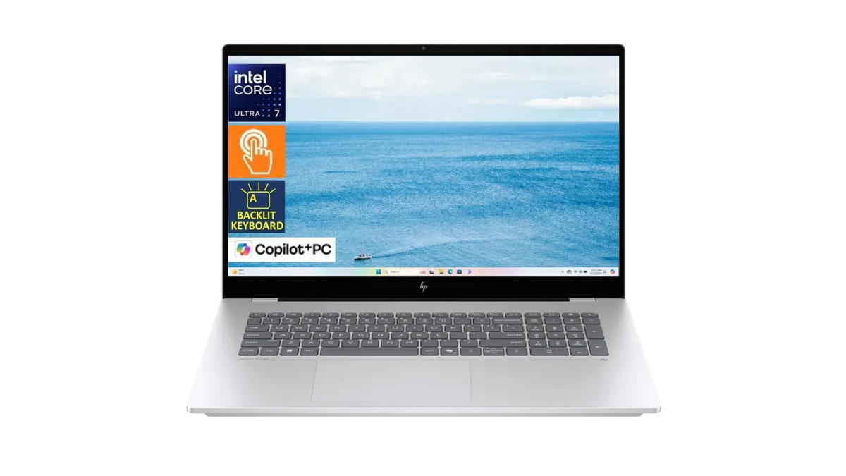 HP HP OmniBook X 17-dd0057nr 17.3" Core Ultra 7 256V RTX 4050 16GB 1TB laptop — product photo