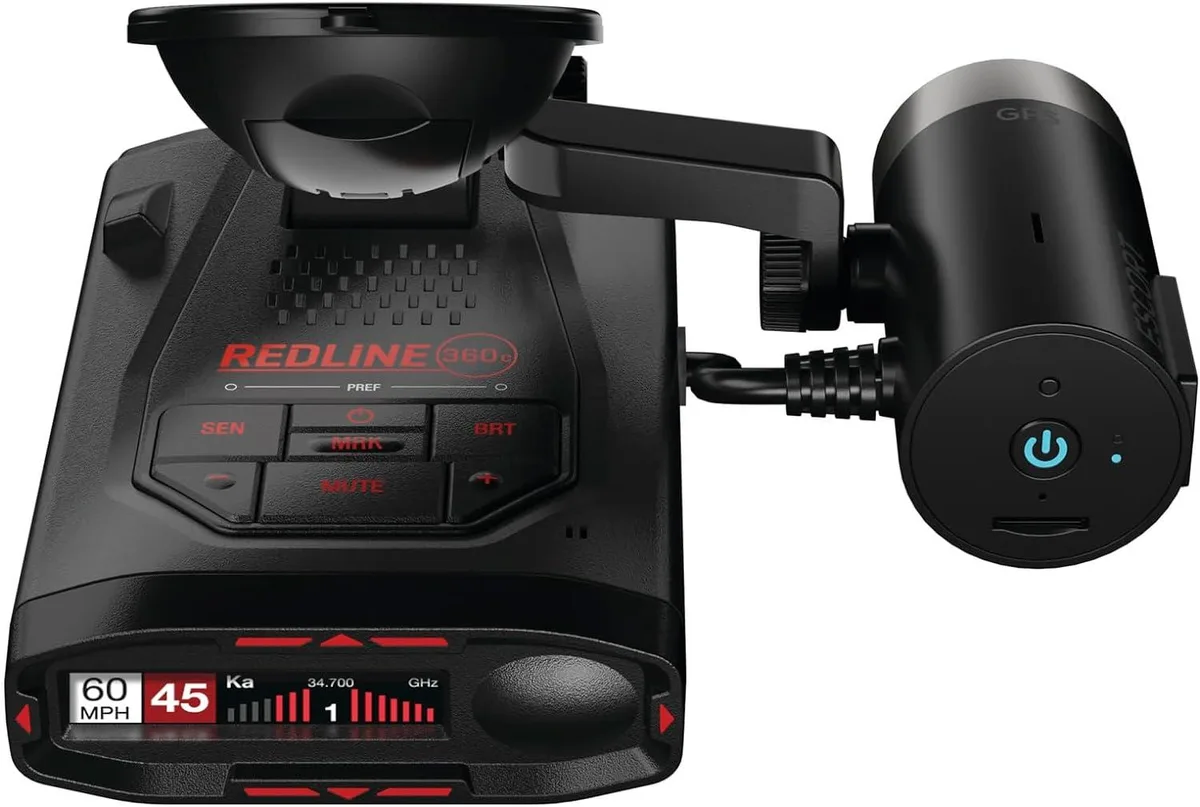Escort Entourage Escort Entourage Redline 360C & M2 Dash Cam Bundle radar detector — product photo