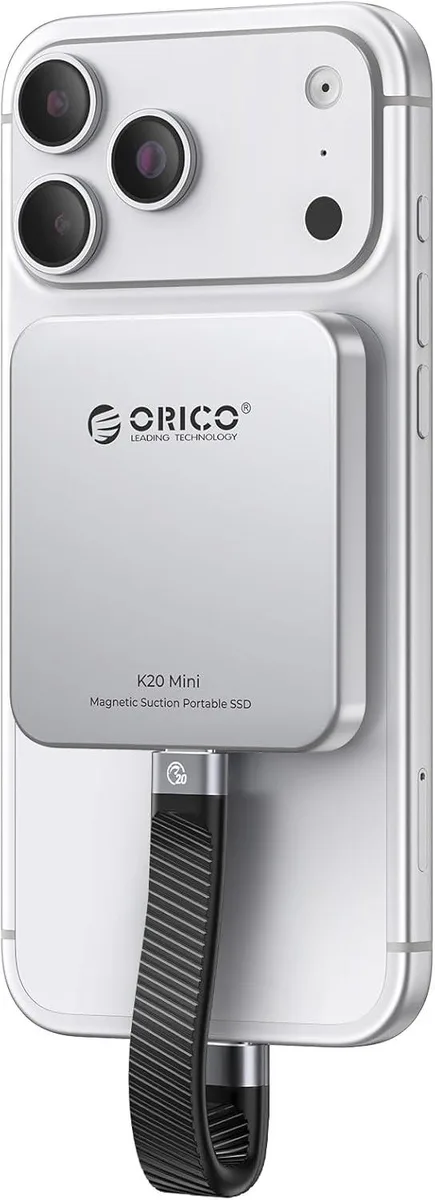 Orico Orico K20Mini 2TB magnetic portable SSD Silver — product photo