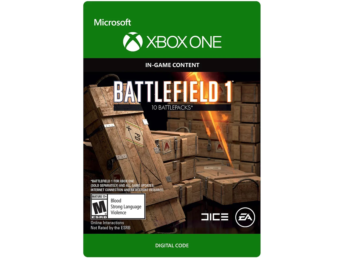 Electronic Arts Electronic Arts 7F6-00082 Battlefield 1 Battlepack X 10 downloadable game — product photo