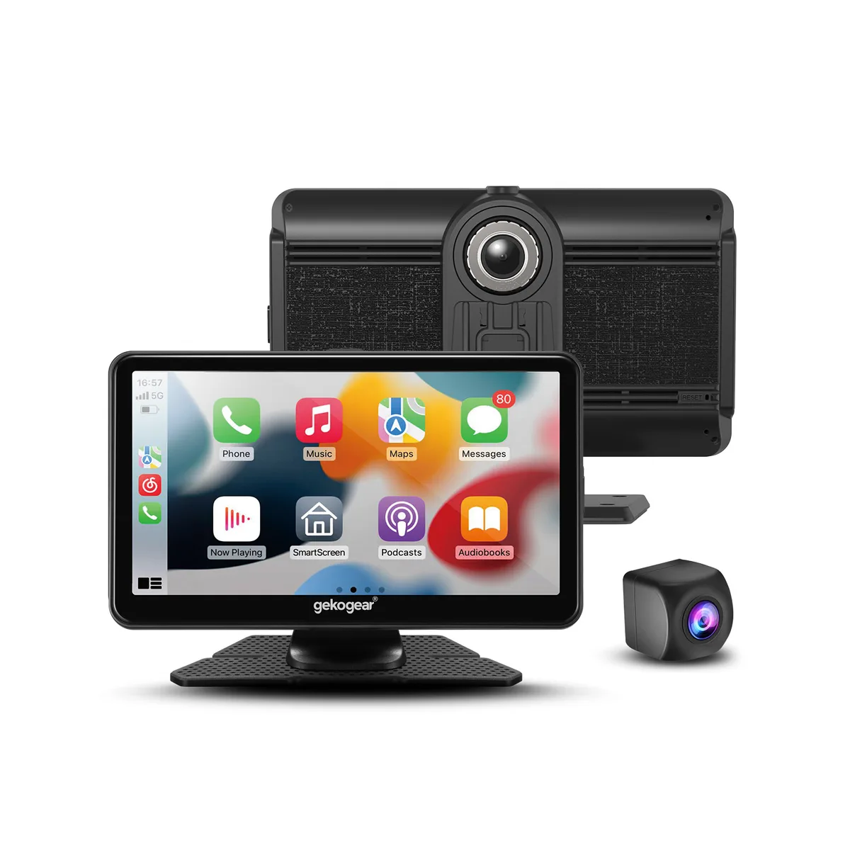 Adesso Adesso OrbitC110 7" receiver with 1080P dash cams — product photo