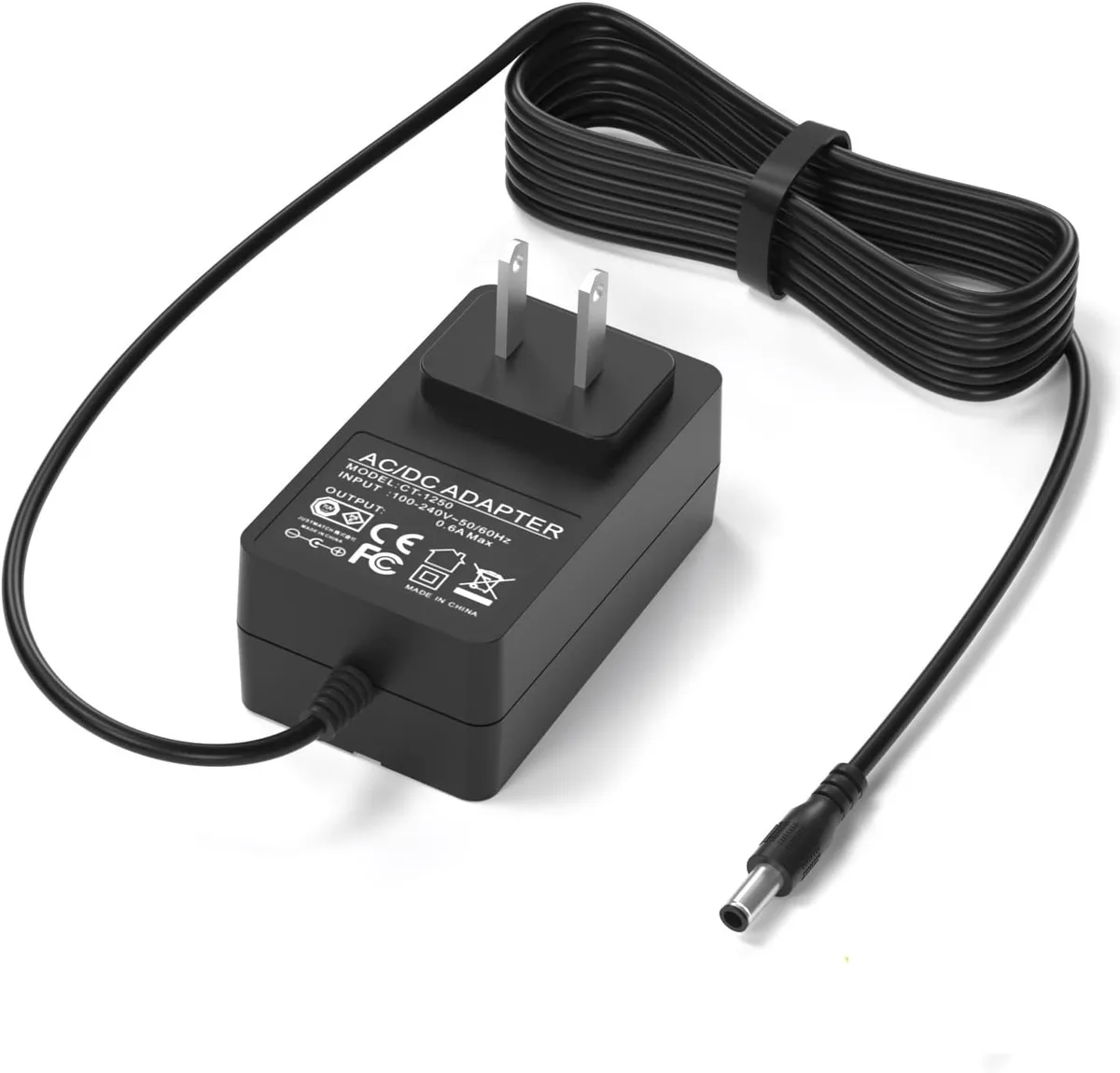BASEUS BASEUS AC Adapter 12V 5.9ft for Audio-Technica Turntables — product photo