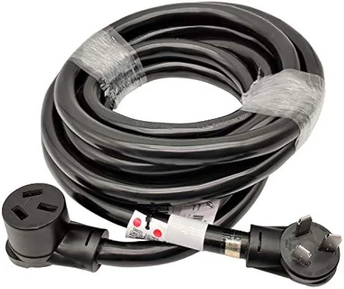 TAURKENAM TAURKENAM 10-50P to 10-50R 3-Prong 50A 250V 12500W 20FT power adapter — product photo