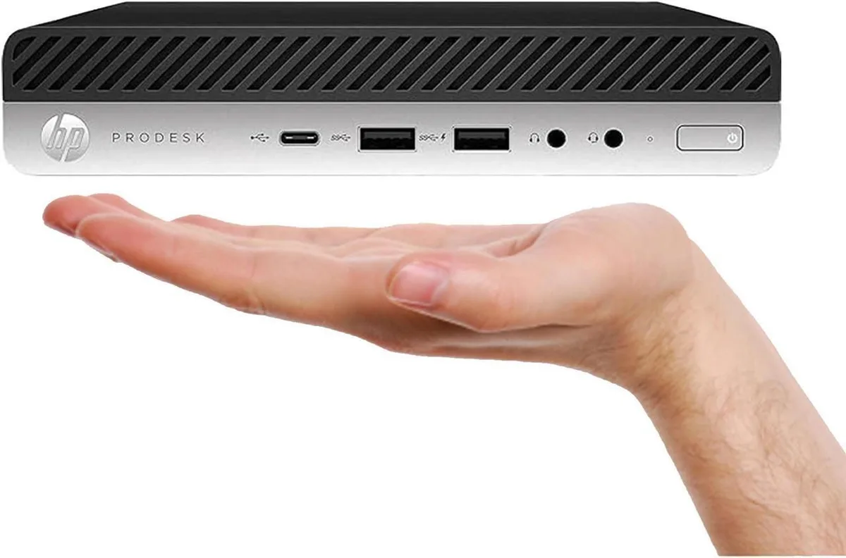 HP HP ProDesk 600 G4 Mini desktop PC i5-8500T 16GB 512GB WiFi 6 — product photo