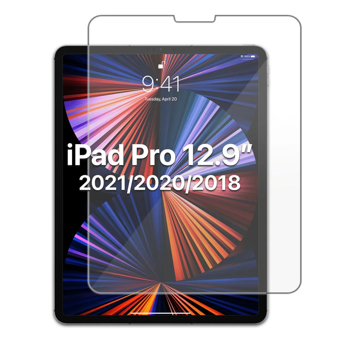  Premium Tempered Glass Screen Protector for Apple iPad Pro 12.9 (2020) 4th Gen — product photo