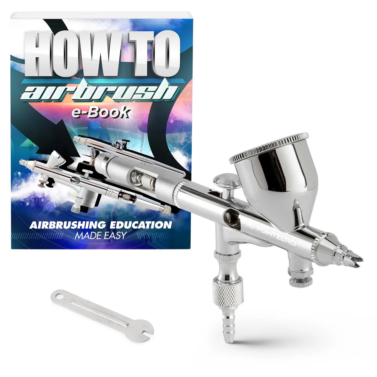 POINTZERO POINTZERO PZ-360 .2mm Dual-action 9cc Airbrush — product photo