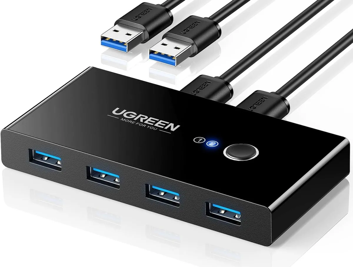 GCROWN GCROWN 2-Port 4-Port USB 3.0 KVM Switch — product photo