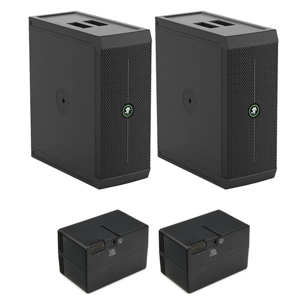 Mackie Mackie ThumpSub GO 8" 400W Battery Subwoofer 2-Pack Bundle with GB-200 Battery — product photo