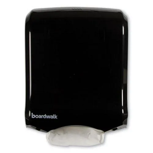Boardwalk Boardwalk Ultrafold Multifold/C-Fold Towel Dispenser 1500 750 multifold 450 C-fold black/white — product photo