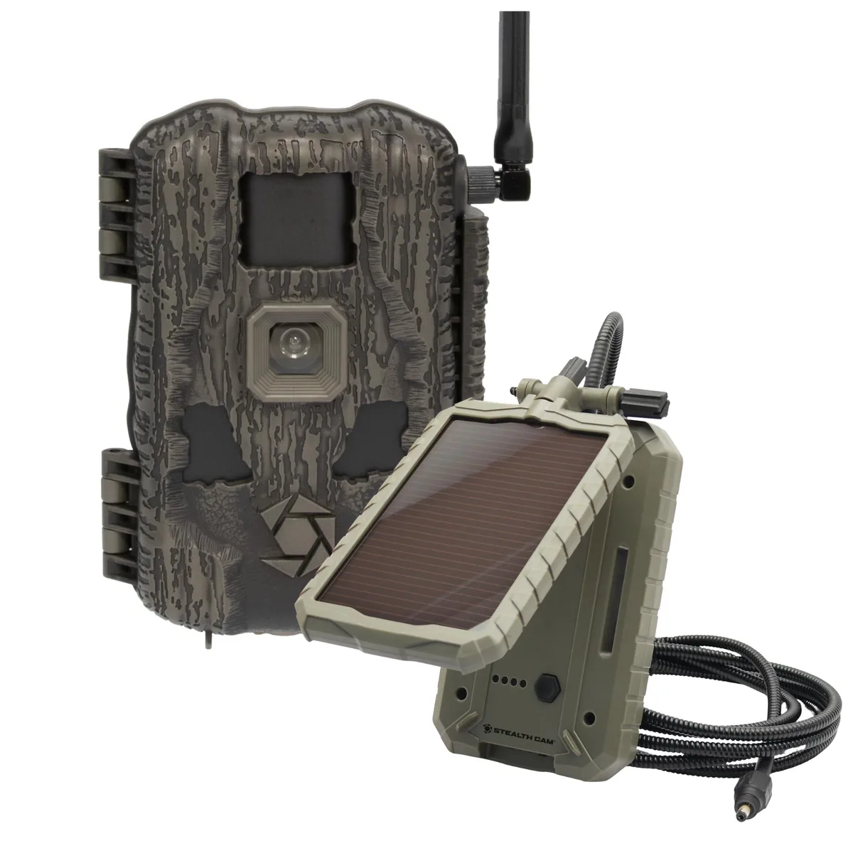  Stealth Cam Fusion Max 2.0 Cellular Trail Camera SOLPAK 3000 mAh 36MP 1080P — product photo