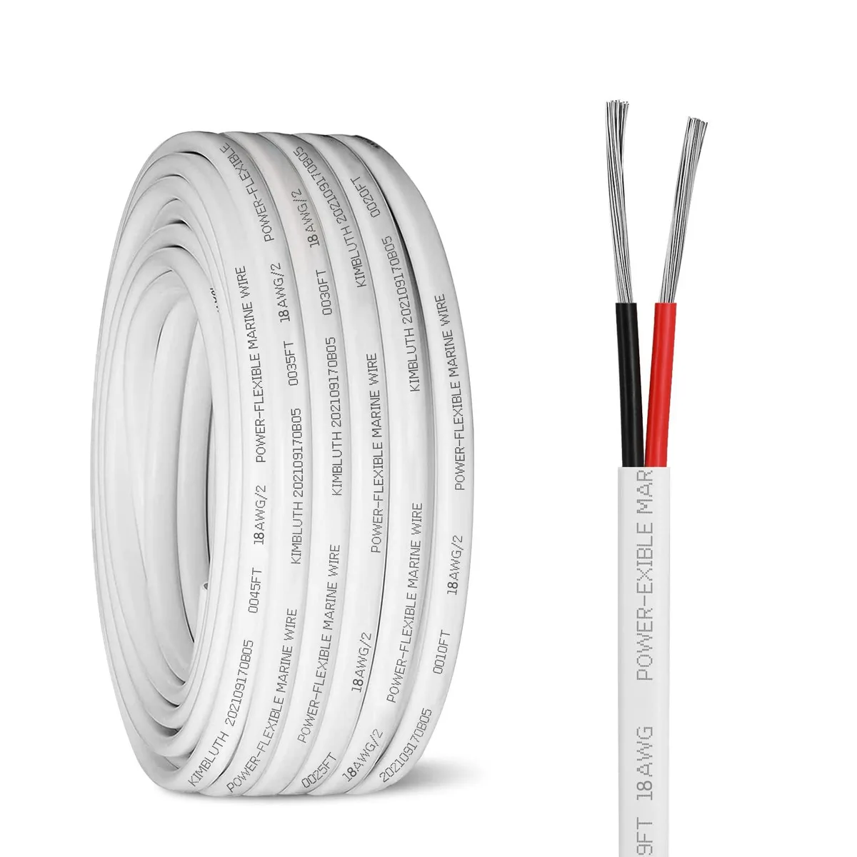  RCA BOAT-WIRE 18 AWG 50ft 2-Conductor Tinned Copper Marine Speaker Wire — product photo