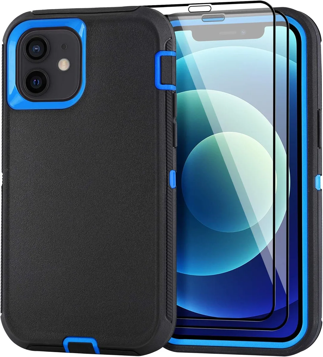 iworkmart iworkmart Case for iPhone 12/12 Pro 6.1 Black Blue — product photo