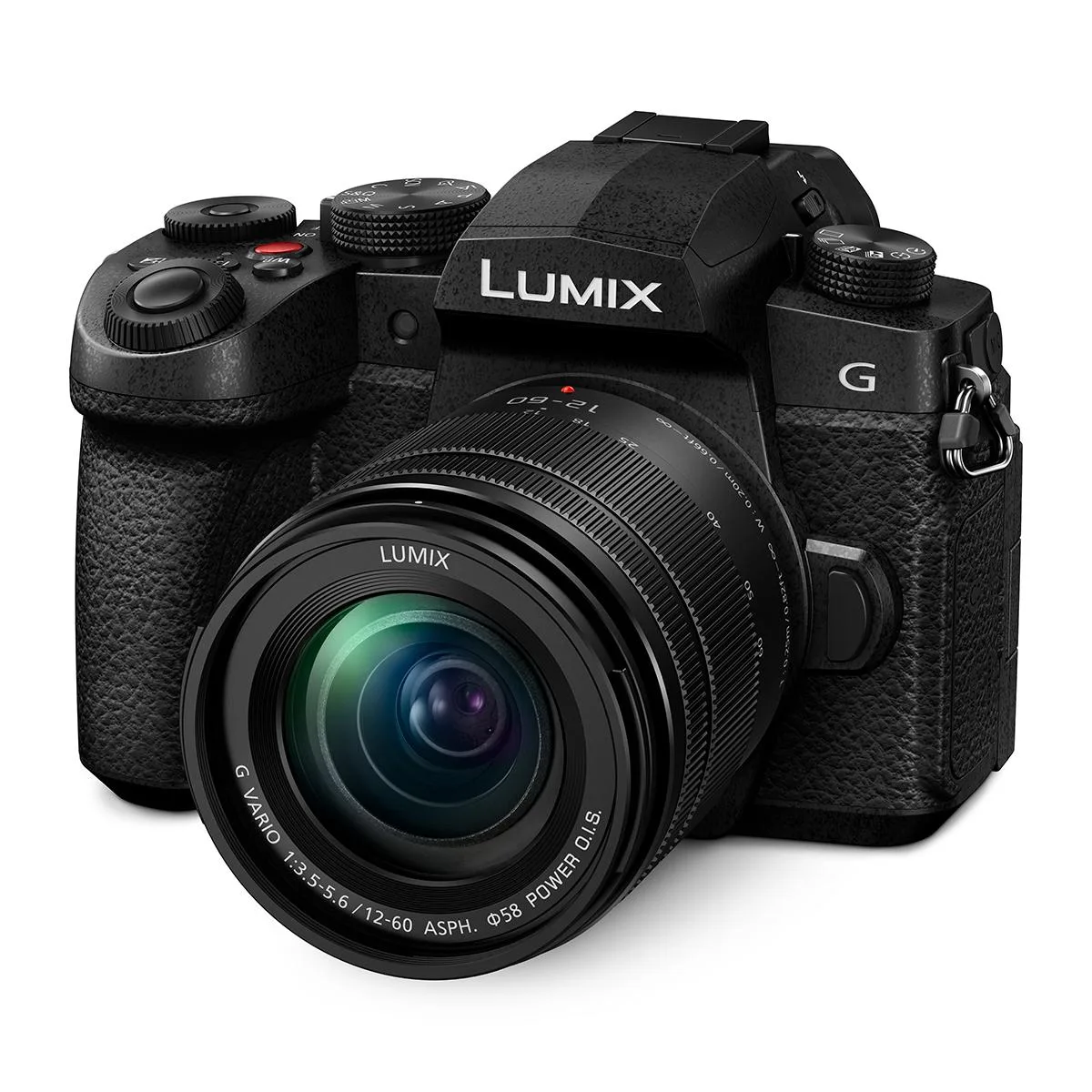 Panasonic Panasonic LUMIX G97 compact mirrorless camera with 12-60mm f/3.5-5.6 lens, Black — product photo