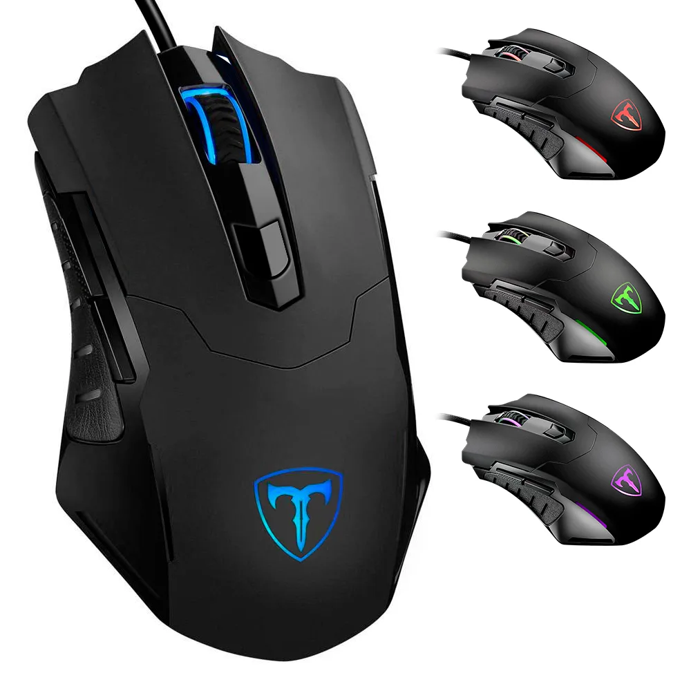 Portholic Portholic Gaming Mouse Wired 2400 DPI 6 Buttons Black — product photo