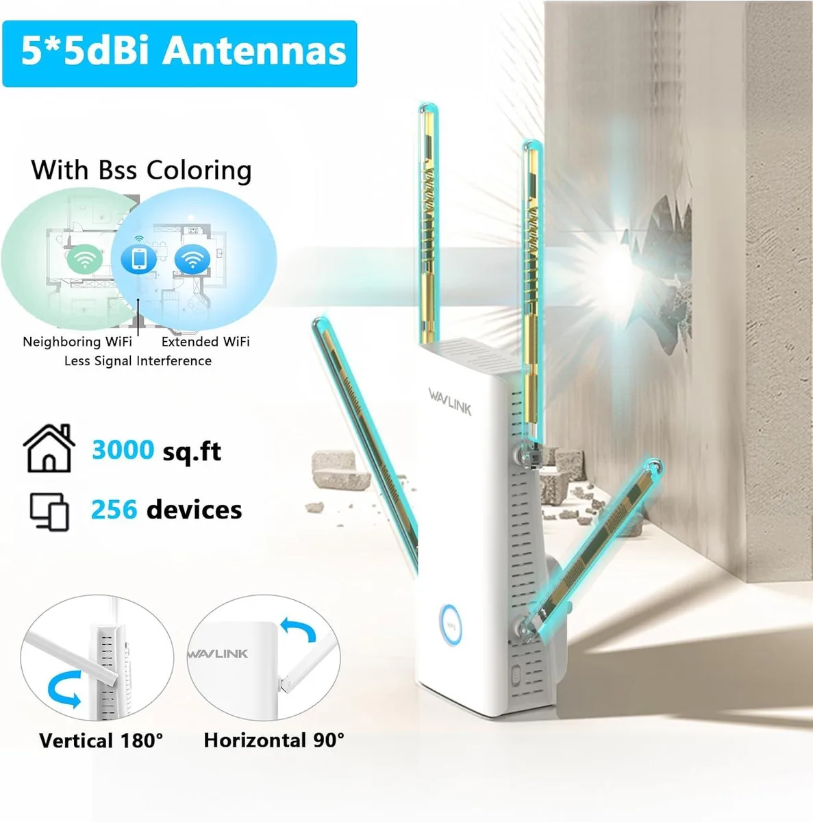 Wavlink AX5400 Wi-Fi 6E USB 3.0 Adapter — product photo