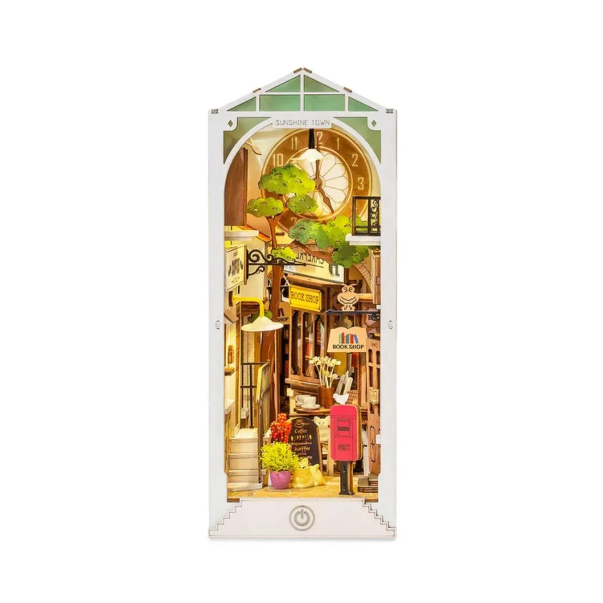 Hands Craft Hands Craft DIY 3D Book Nook Kit Sunshine Town 246 Pcs — product photo