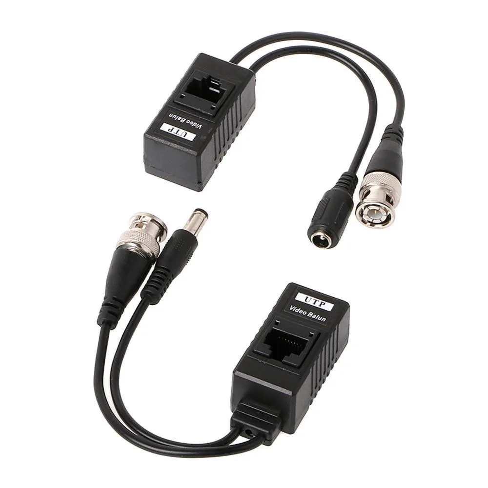 Ruth's sister Ruth's sister BNC to RJ45 Passive Video Power Audio Balun Transceiver internal power cable — product photo