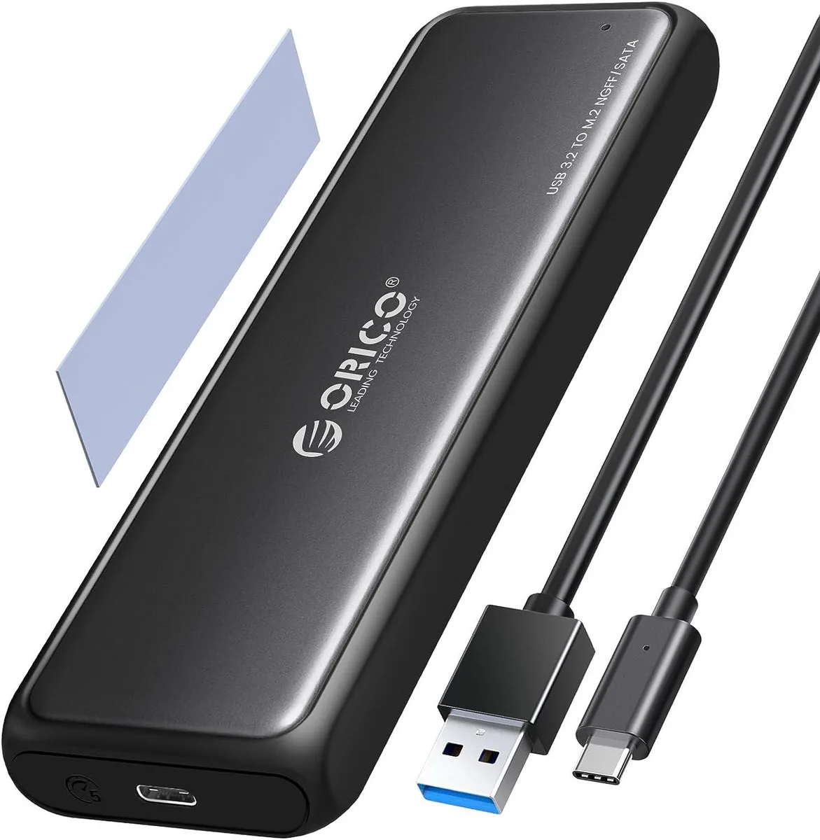 Orico Orico DDM2-C3-G2-BK-BP M.2 SATA enclosure USB 3.2 5Gbps 2280/2260/2242/2230 B/B+M key — product photo