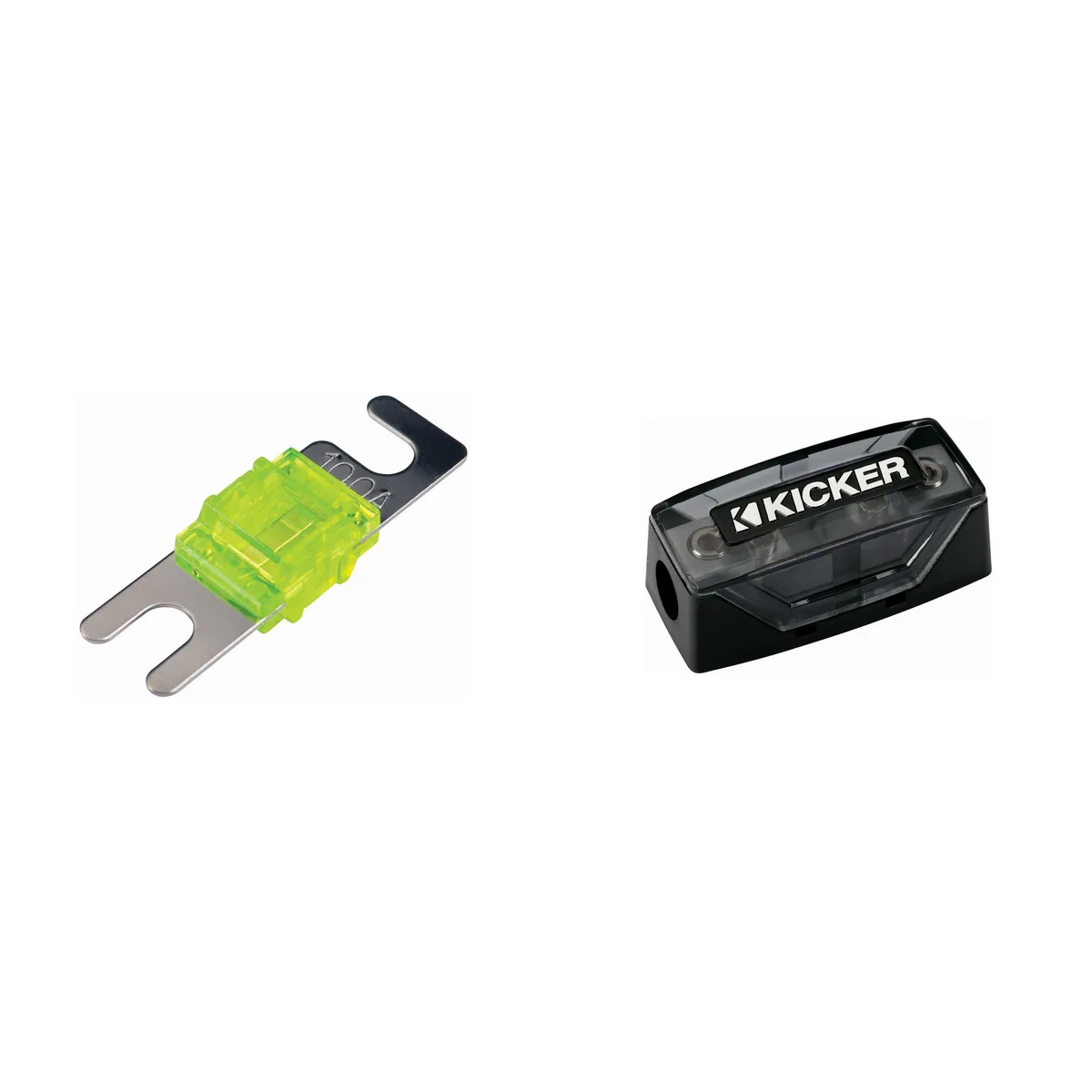 KICKER KICKER 46FHS &amp; 46AFS100 100 Amp AFS Fuse Holder Bundle — product photo
