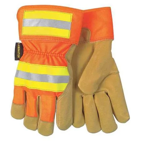 Memphis Memphis 19251XL Leather Gloves Pigskin Safety Cuff Wing Thumb — product photo