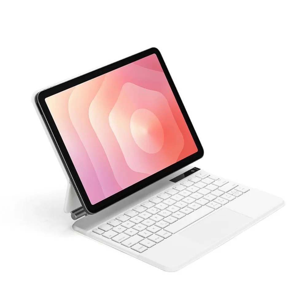 Timoom Timoom Magnetic Keyboard Case with Trackpad for 11" 2025 Galaxy Tab S11 SM-X730/X736B White — product photo
