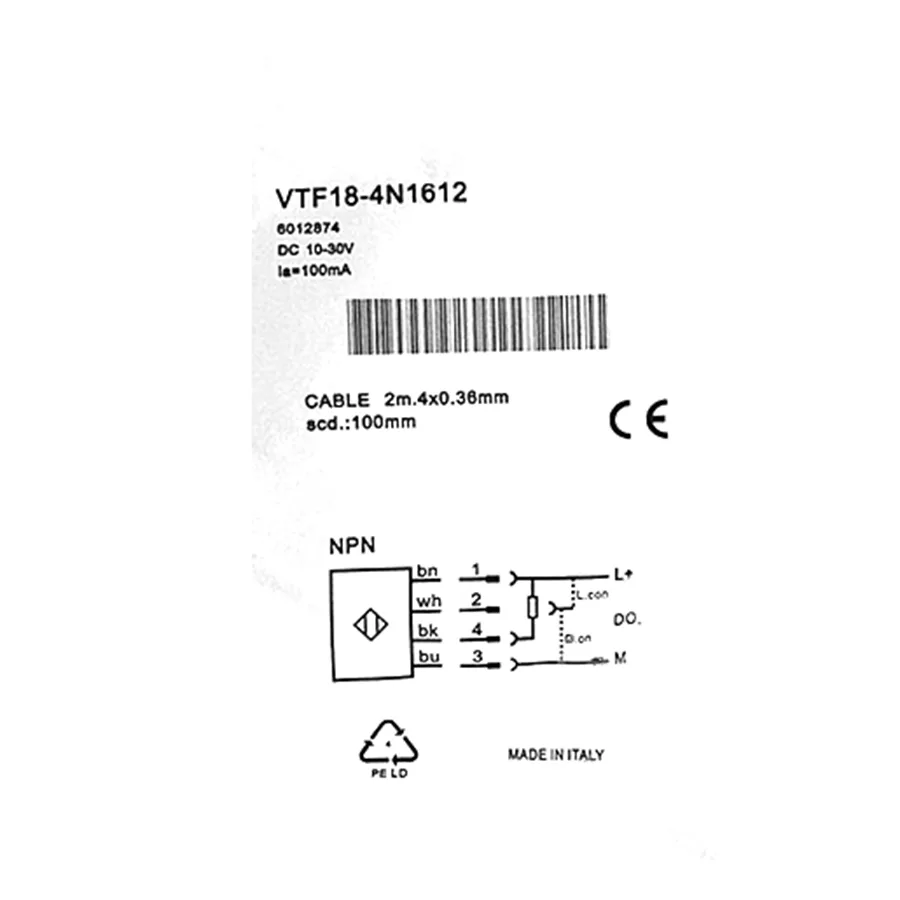 Sick Sick VTF18-4N1640 Photoelectric Proximity Sensor NPN M18 Electrician Tool — product photo