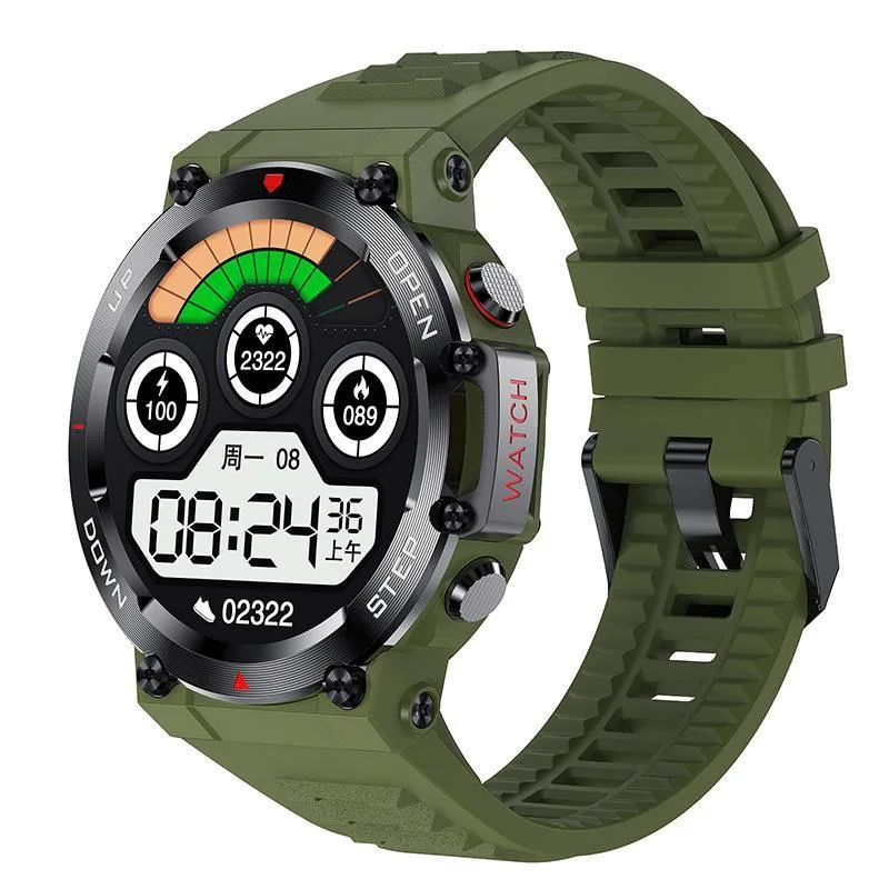 ZOSKVEE ZOSKVEE Ak45 1.32" 360x360 400mAh wearable technology (Green) — product photo